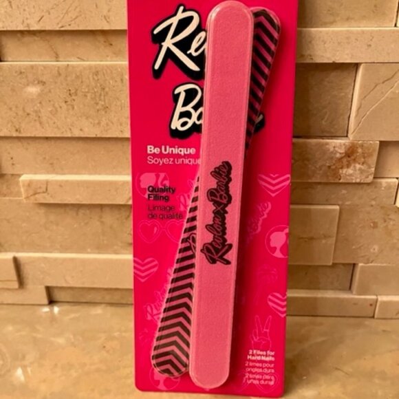 Revlon X Barbie Limited Edition Be Unique 2 Nail File Set NEW in Packaging - Picture 5 of 6